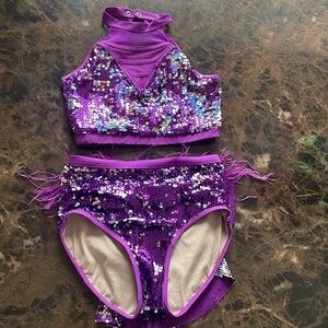 Dance costume violet